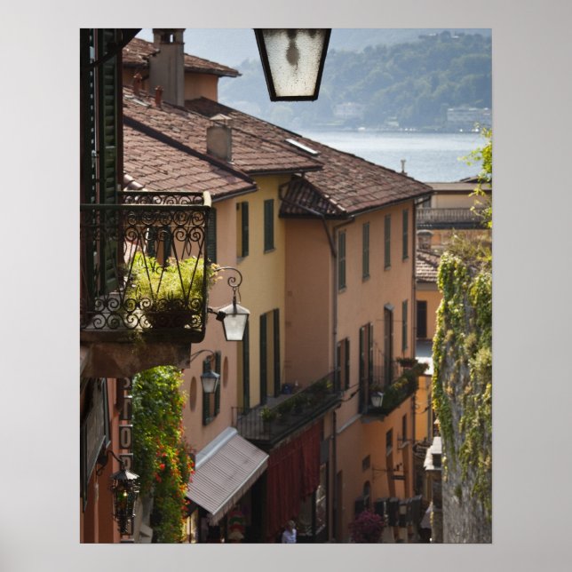 Poster Italie, Province de Côme, Bellagio. Salita (Devant)