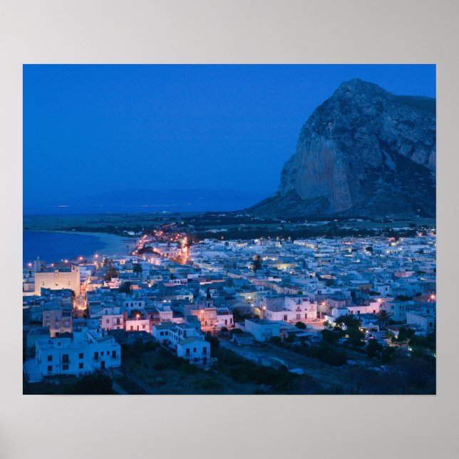 Poster Italie, Sicile, SAN VITO LO CAPO, Resort Town (Devant)