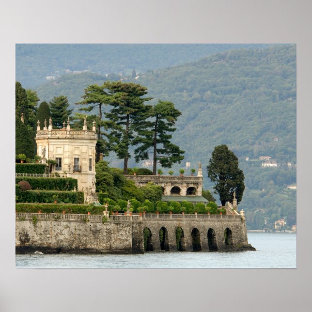 Poster Italie, Stresa, Lac Majeur, Isola Bella 2 (Devant)