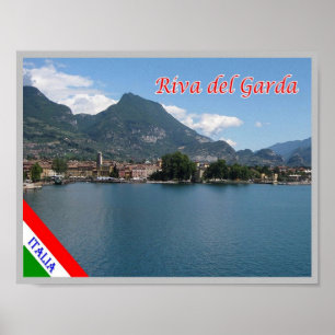 Poster Italie - Trentin Alto Adige - Riva del Garda -