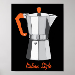 Poster Italien Moka