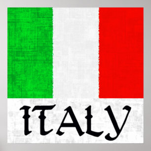 Poster ITALY FLAG