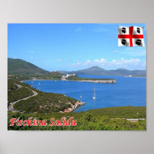 Poster Italy - Sardinia - Alghero -