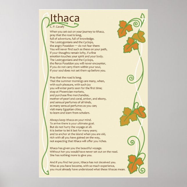 Poster Ithaca (Devant)