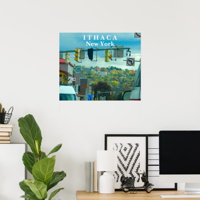 POSTER ITHACA NEW YORK  (Bureau à domicile)