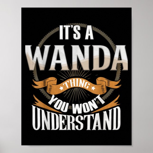 Poster It's A Wanda Thing You Wont Understand  (Devant)