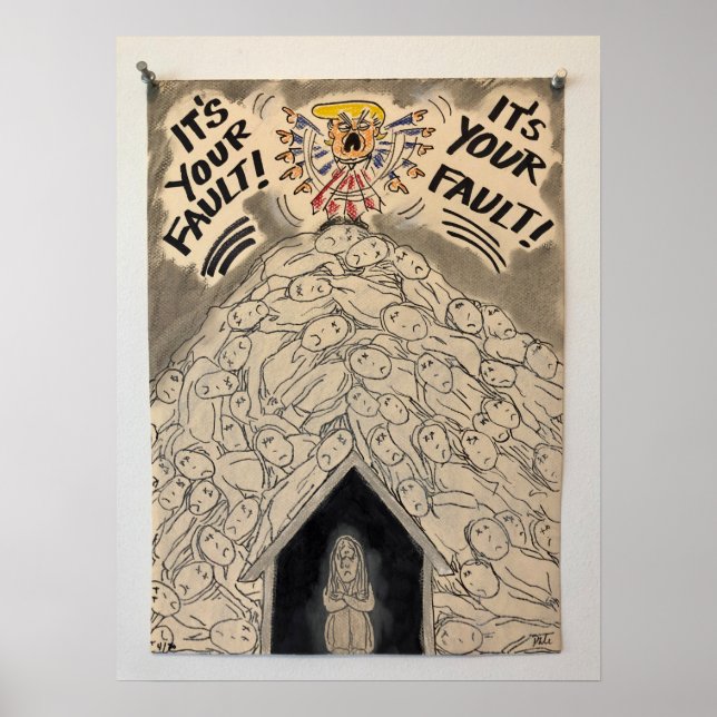 Poster "It's Not My Fault" de Barbara Dale (Devant)