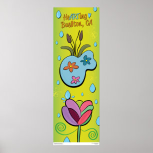 Poster - It's Raining Flowers - Buellton.Art 