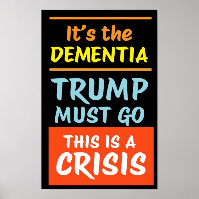 Poster IT'S THE DEMENTIA | BO | Protest (Devant)