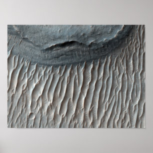 Poster Ius Chasma, un grand canyon sur Mars