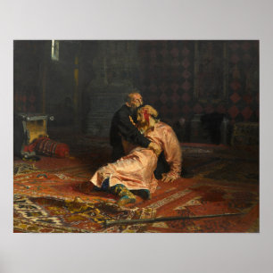 Poster Ivan le Terrible et son fils Ivan