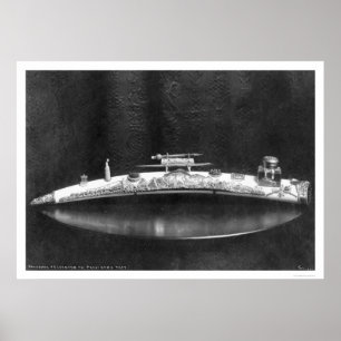 Poster Ivory Tusk présenté au président Taft 1920