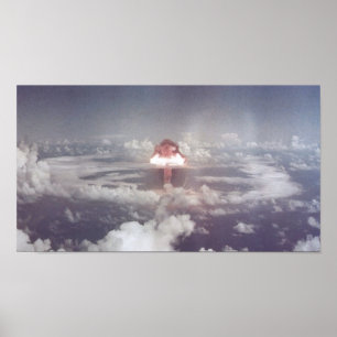 Poster Ivy Mike - Essai nucléaire 1952 - Nukes américains