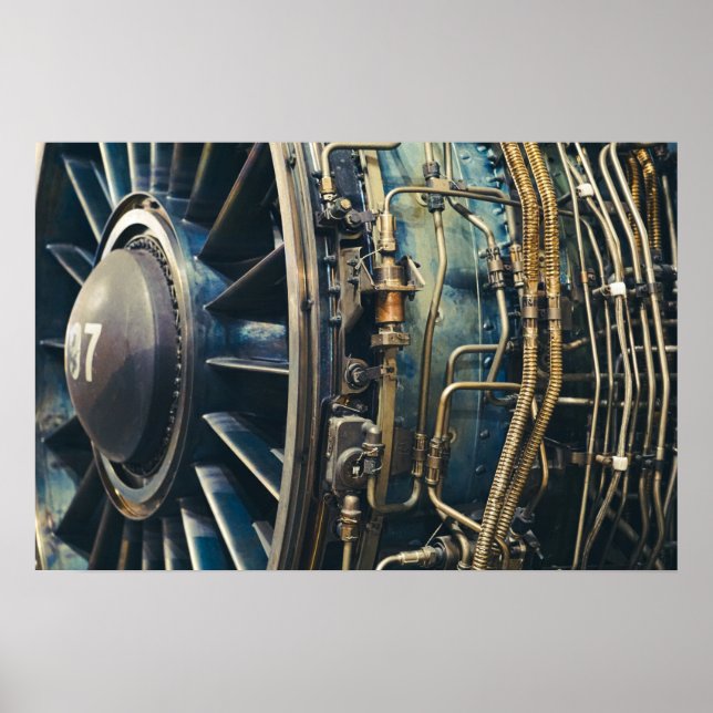 Poster J58 Jet Engine - SR-71 Blackbird, A-12, YF-12 (Devant)