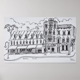 Poster J.A. Moisan Grocery Store Canada