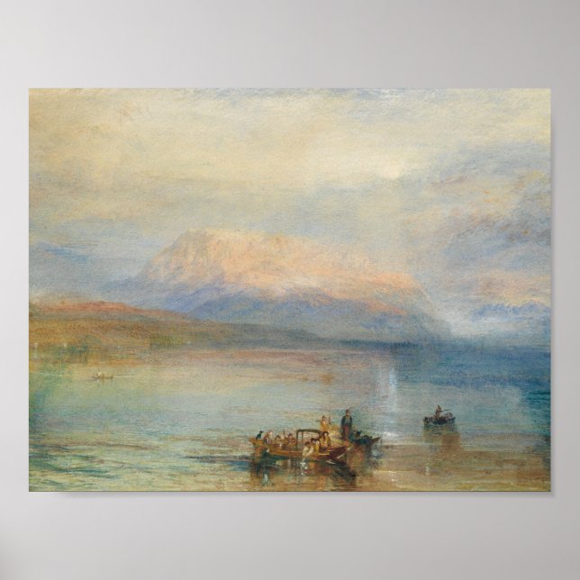 Poster J. M. W. Turner - The Red Rigi (Devant)