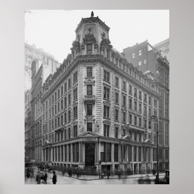 Poster J.P. Morgan Building (Devant)