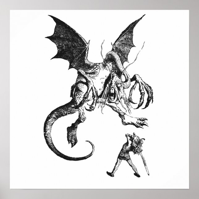 Poster Jabberwocky (Devant)