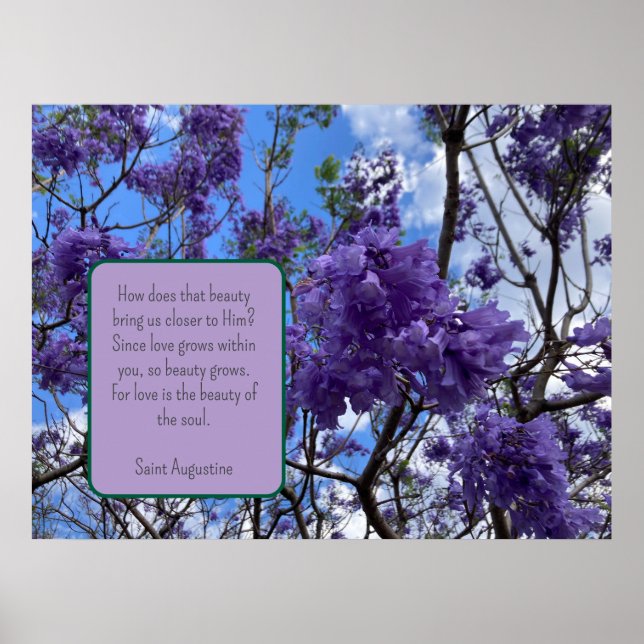 Poster Jacaranda Purple (Devant)