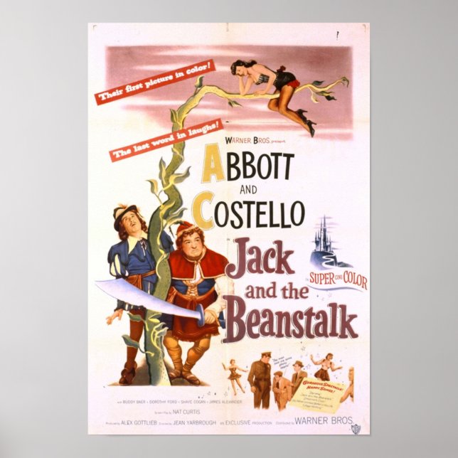 Poster jack et haricot (Devant)