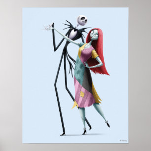 Poster Jack et Sally Dancing