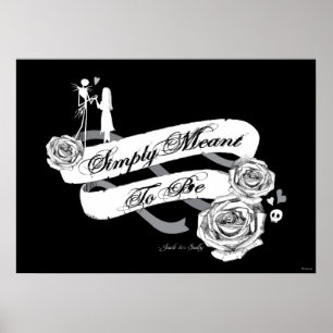 Poster Jack et Sally - Tout simplement pour être