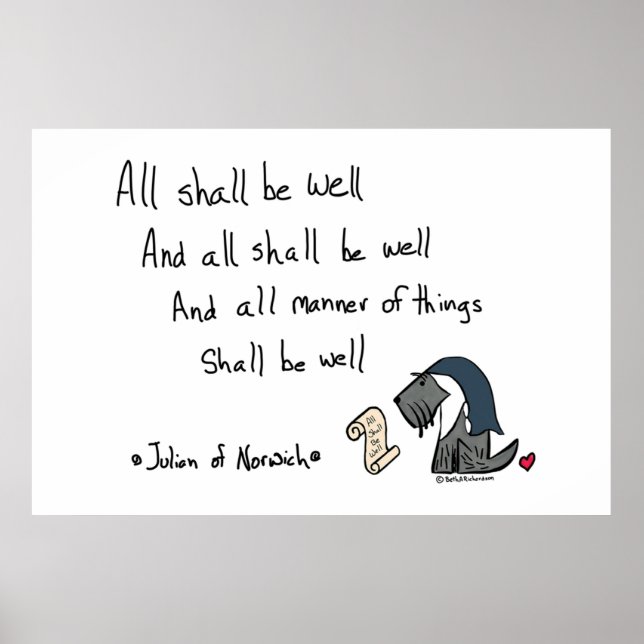 Poster Jack - Julian de Norwich - Tout ira bien (Devant)