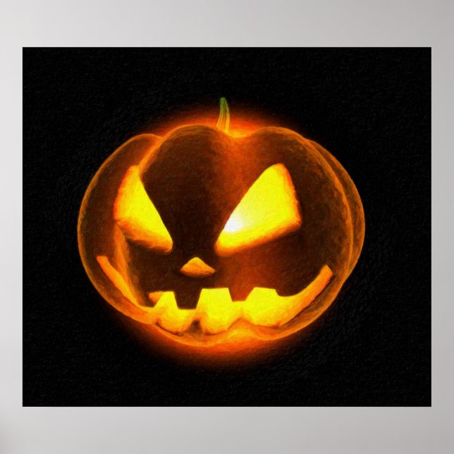Poster jack-o-lanterne (Devant)