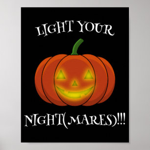 Poster Jack-o'-Lanterne - Allumez vos cauchemars