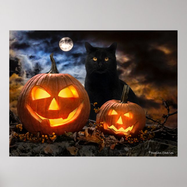 Poster "Jack O'Lanterns & Jet" (Devant)