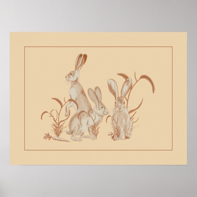 Poster Jack Rabbit et ses amis (Devant)