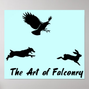 Poster Jack Russel et Falconry