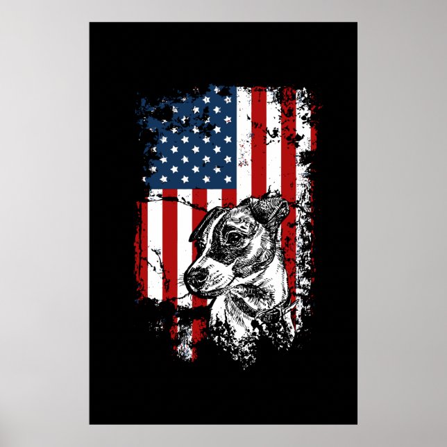 Poster Jack Russell (Devant)