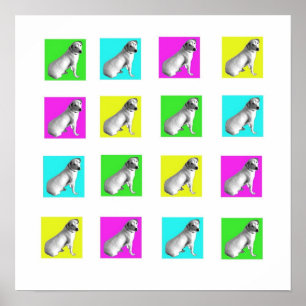 Poster Jack Russell Pop Art