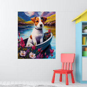 Poster Jack Russell sur une pagaie : Une aventure panoram