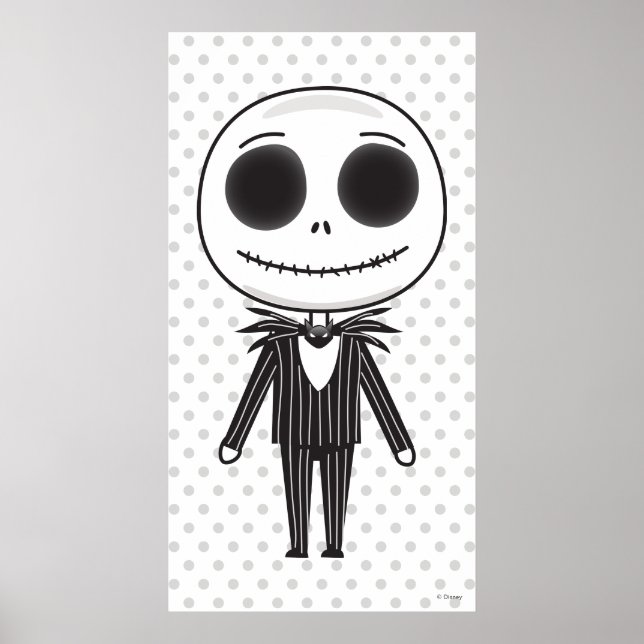 Poster Jack Skellington Emoji (Devant)