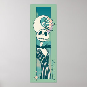 Poster Jack Skellington et Zero - Forever & Always