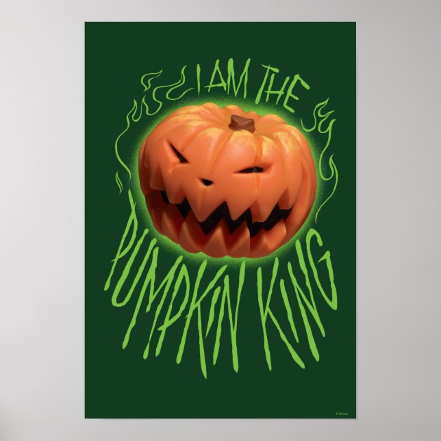 Poster Jack Skellington | Je Suis Le Roi Citrouille (Devant)