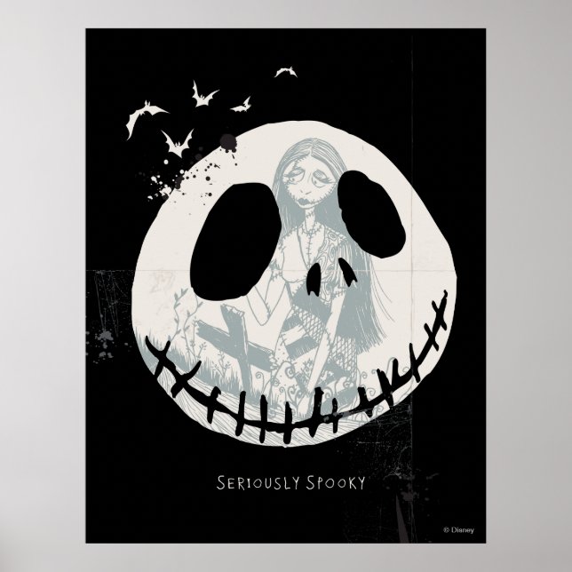 Poster Jack Skellington | Sérieusement Éffrayant (Devant)