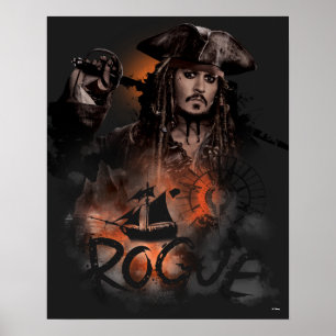 Poster Jack Sparrow - Rogue