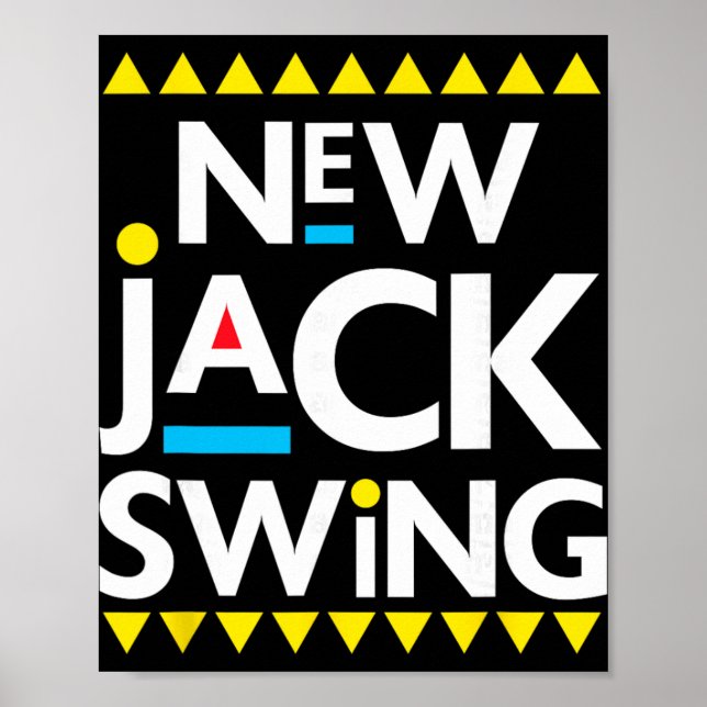 Poster Jack Swing 90s R&amp;b Hip Hop  (Devant)