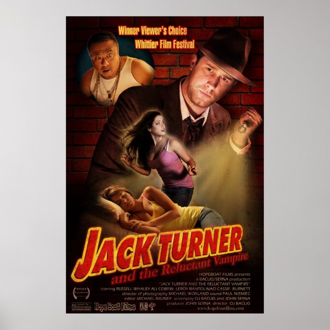 Poster Jack Turner et le Vampire réticent (Devant)