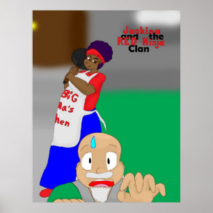 Poster Jackiea et la couverture 12 de clan de Ninja de
