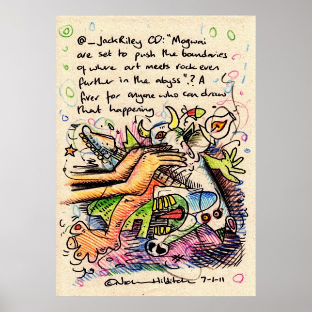 Poster @_JackRiley's irkafirka print (Devant)