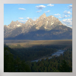 Poster Jackson Hole Mountains (Grand Teton National Park)