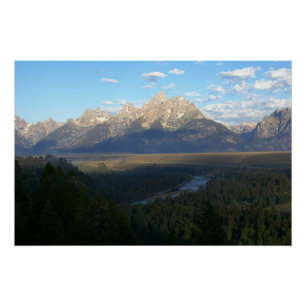 Poster Jackson Hole Mountains (Grand Teton National Park)