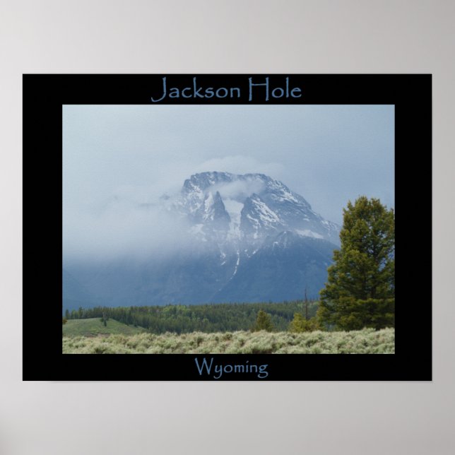 Poster Jackson Hole, Wy (Devant)