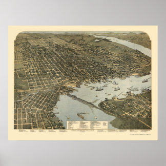 Poster Jacksonville, FL - 1893