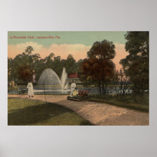 Poster Jacksonville, FL - Vue de Riverside