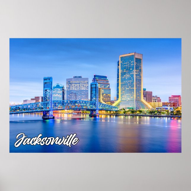 Poster Jacksonville, Floride, États-Unis (Devant)